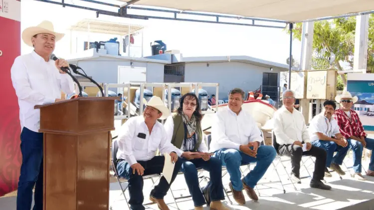 La entrega se hizo en el marco del Plan de Justicia Yaqui. (Foto: Especial / EXPRESO)