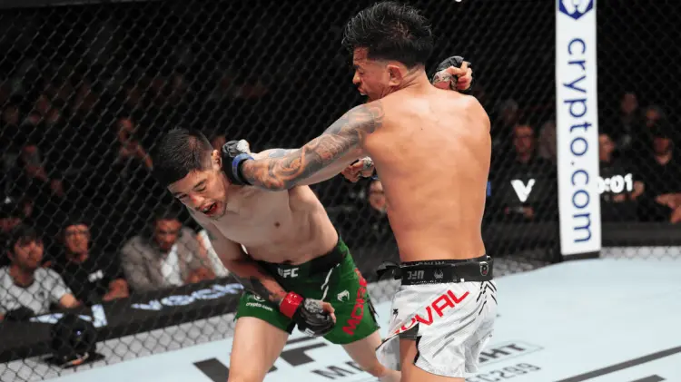 El combate entre Brandons decepcionó en la Arena CDMX. (Foto: @UFCEspañol/Cortesía)