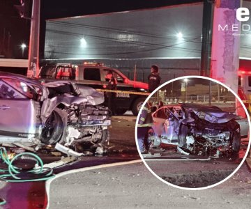 Choque deja una persona sin vida y un herido al norte de Hermosillo