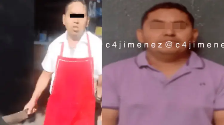 El machete utilizado en el incidente quedó como evidencia. (Foto: Especial / EXPRESO)