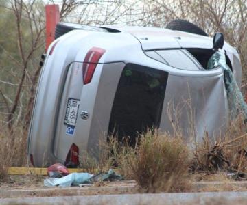 Aparatoso accidente deja un muerto y cuatro lesionados en Ciudad Obregón