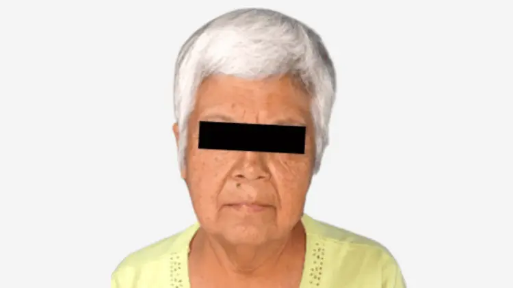 M. A. J. S. A., de 70 años, fue detenida en el municipio de Mixquiahuala. (Foto: Especial / EXPRESO)