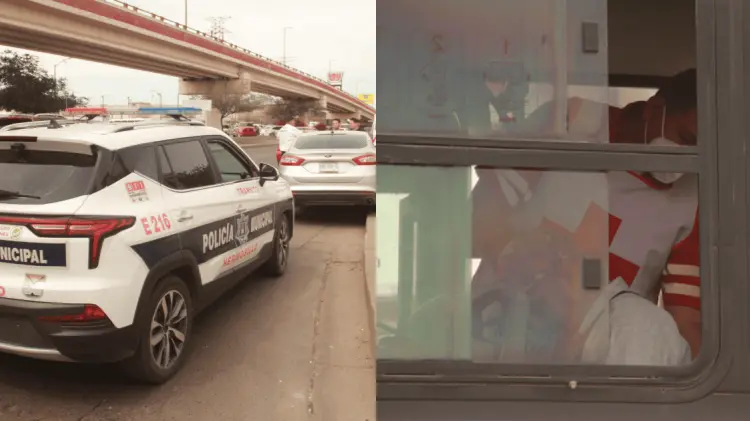 El accidente se dio la tarde de este sábado en Hermosillo. (Foto: Ramón Munguía/EXPRESO)