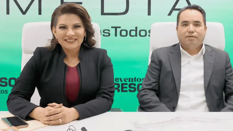 Lorenia Valles y Heriberto Aguilar. (Foto: Archivo EXPRESO)