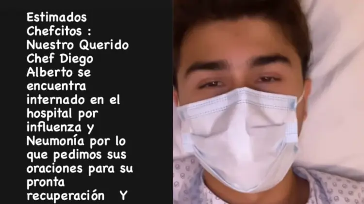 Diego Alberto Cortés habló de su estado de salud a través de Instagram. (Foto: @chefdiegoalberto)