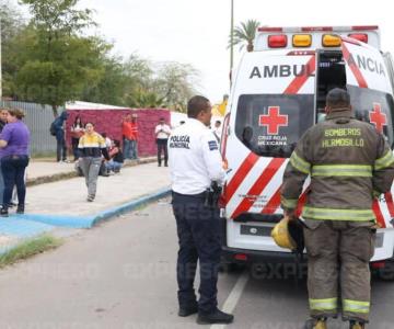 Niña es atropellada en la colonia Choyal; termina en el hospital