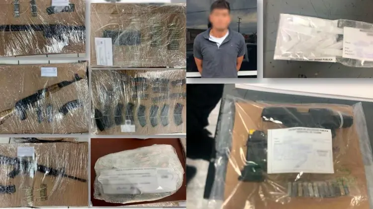 El material decomisado fue puesto a disposición de la autoridad correspondiente. (Especial /EXPRESO)