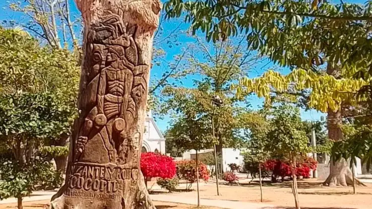 La escultura fue elaborada por Francisco Guadalupe Salazar. (Especial / EXPRESO)