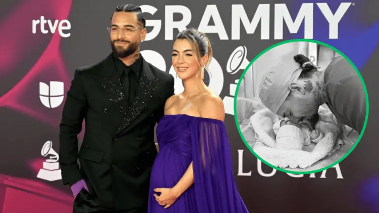 En redes circula la primera imagen de Maluma con su bebé. (Foto: Cortesía/Tomada de redes)