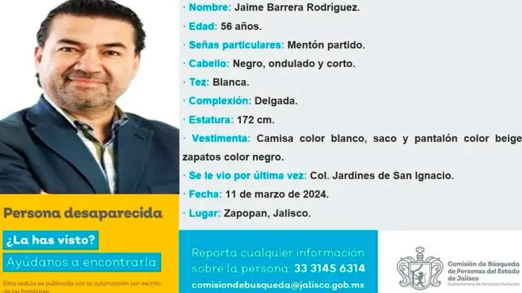 Jaime Barrera Rodríguez. (Especial / EXPRESO)