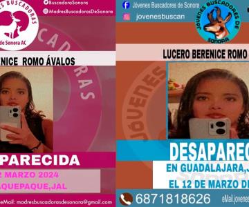 Desaparece Lucero Berenice, fundadora de Jóvenes Buscadores, en Tlaquepaque