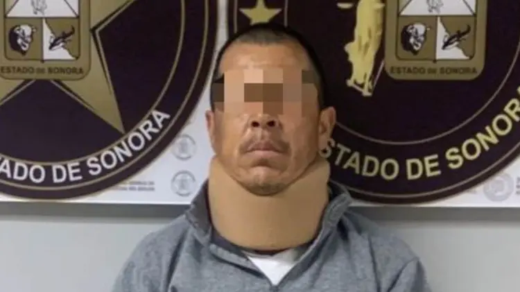 Marcos N, exelemento de la Policía Municipal de Nogales. (Foto: FGJE Sonora)