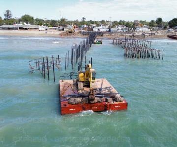 Novedades en la construcción del nuevo muelle de Bahía de Kino