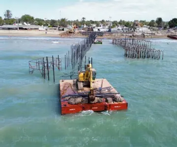 Novedades en la construcción del nuevo muelle de Bahía de Kino