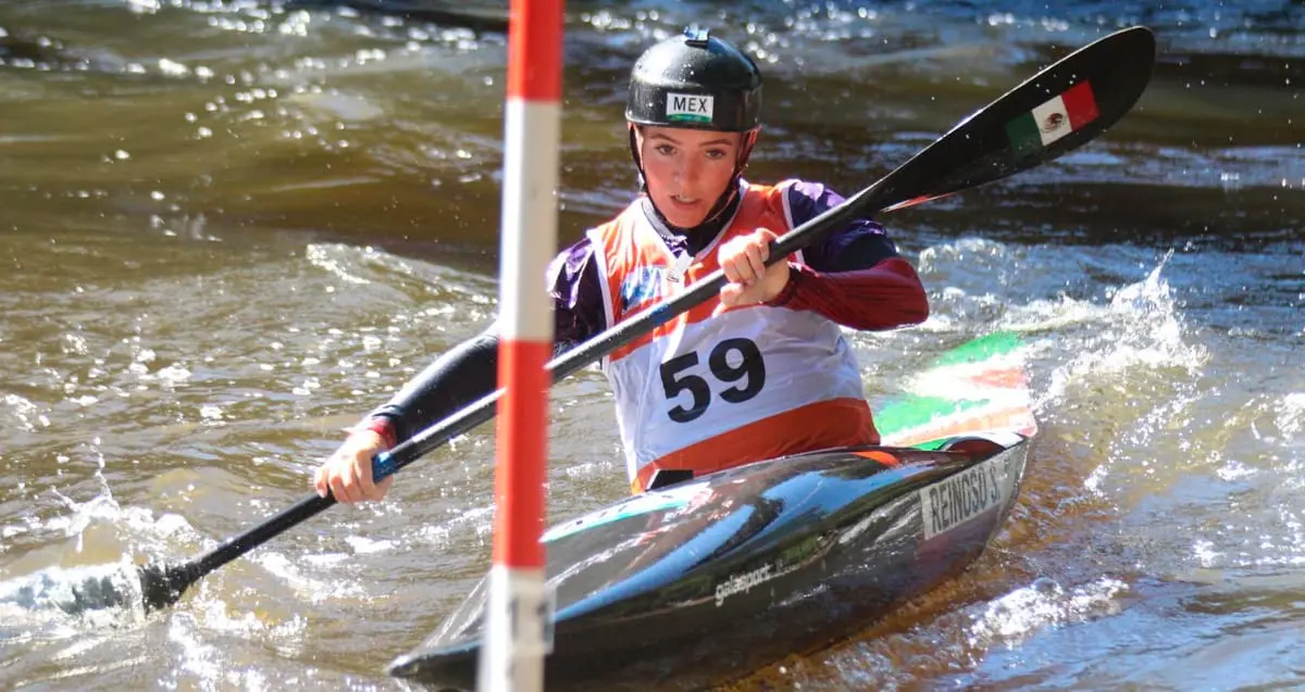 Kayakista mexicana gana medalla de plata en Brasil