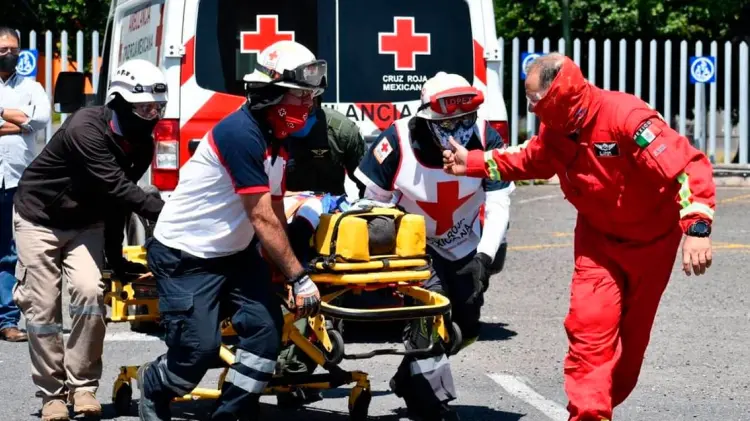 Las personas atropelladas fueron trasladadas y se encuentran internadas. (Especial / EXPRESO)