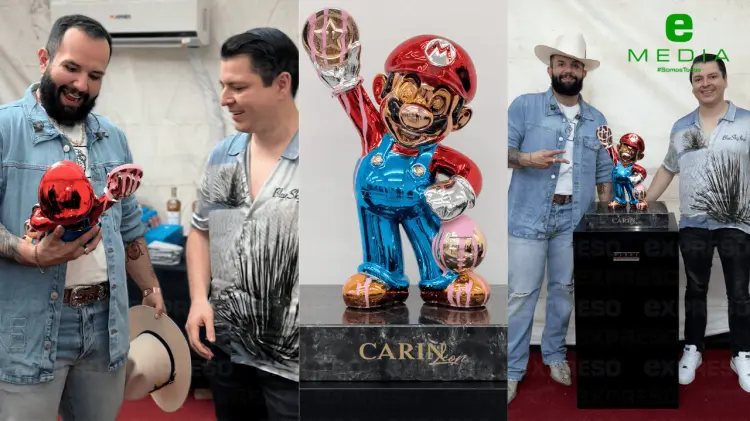 El artista veracruzano relató para e Media el encuentro con Carin León. (Fotos: Especial / EXPRESO).