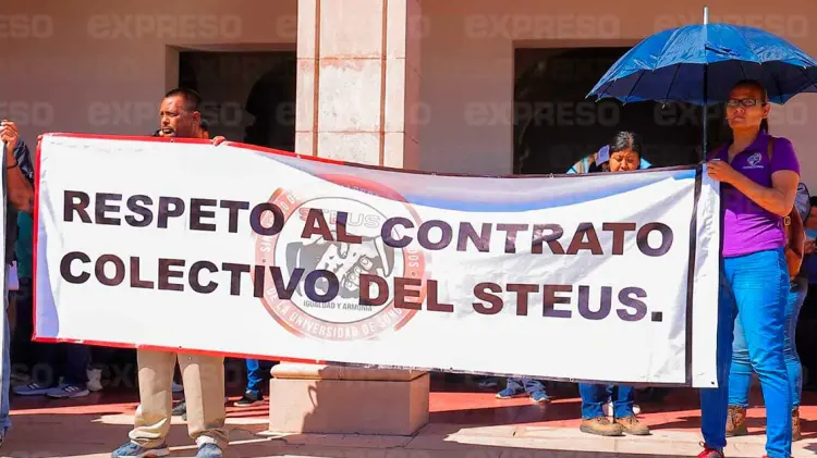 Integrantes del Steus marcharon hoy a las 10:00 AM. (Foto: Ramón Munguía)