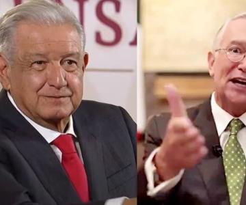 Desafía AMLO a Salinas Pliego a presentar pruebas sobre corrupción en SAT