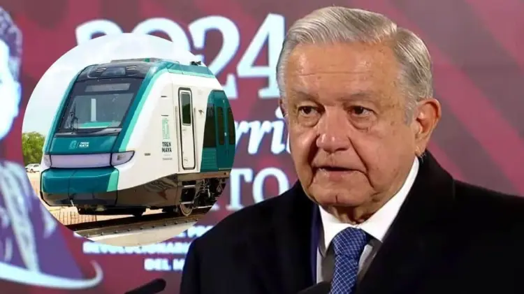 Andrés Manuel López Obrador habló del descarrilamiento en la mañanera. (Foto: Especial/EXPRESO)