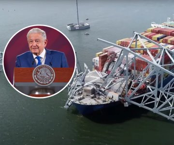 Hay dos mexicanos desaparecidos tras derrumbe de puente, confirma AMLO