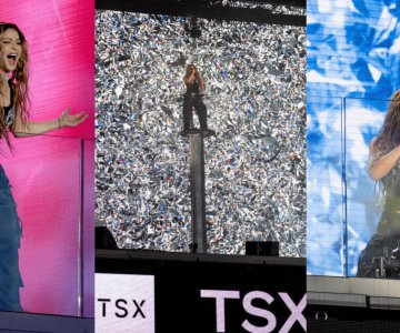 Shakira llena el Times Square de NY y presenta canciones de su nuevo álbum