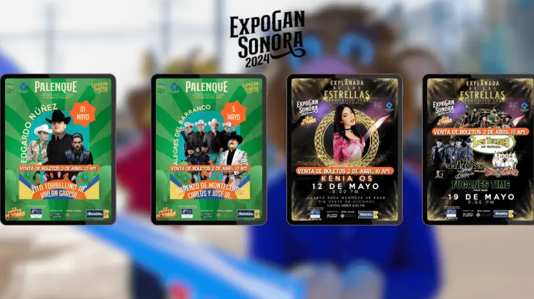 Se ha completado la cartelera de artistas que estarán en los escenarios de la ExpoGan. (Cortesía)