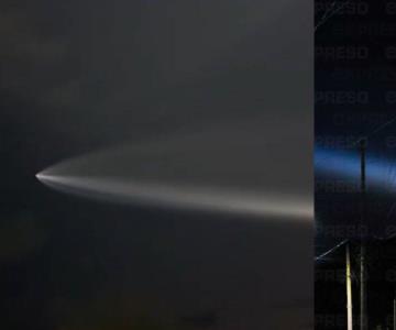 Falcon 9 vuelve a iluminar el cielo en Sonora