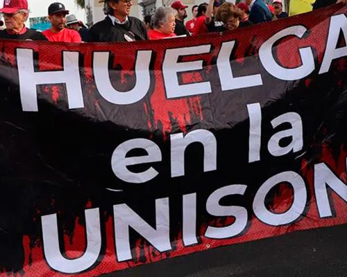 ¿Cuál es la postura de los estudiantes ante la huelga en la Unison?