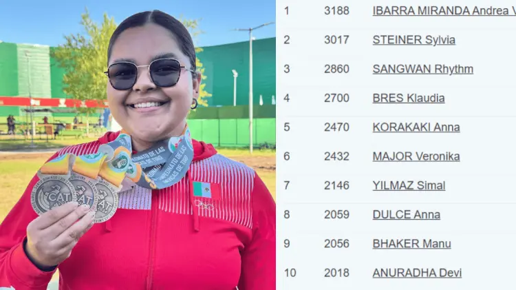 Andrea Ibarra Miranda es la referente del tiro deportivo en México a sus 20 años. (Foto: Cortesía)