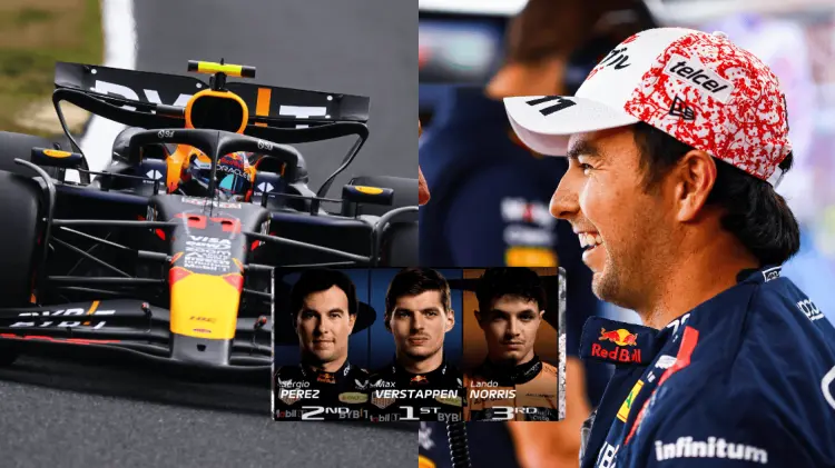 Checo Pérez fue el mejor después de Max Verstappen en la Qualy de Japón. (Fotos: Cortesía)