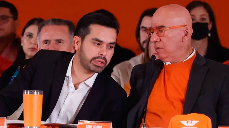 Jorge Álvarez Máynez y Dante Delgado. (Especial / EXPRESO)