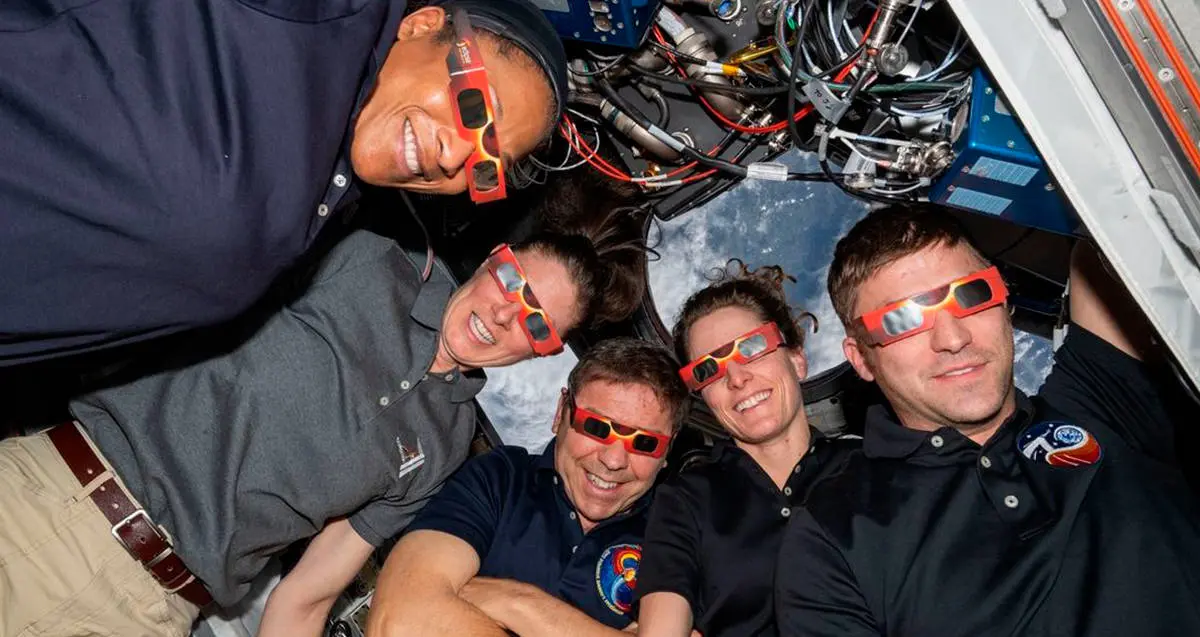 VIDEO | Así se vio el eclipse solar desde el espacio