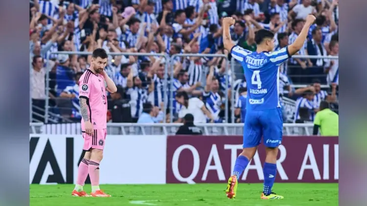 El equipo de Monterrey superó a la escuadra comandada por Lionel Messi. (Foto: X/@Rayados)