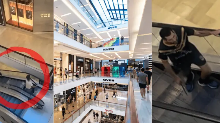 En redes circulan videos del agresor dentro del centro comercial de Sídney. (Foto: Cortesía)
