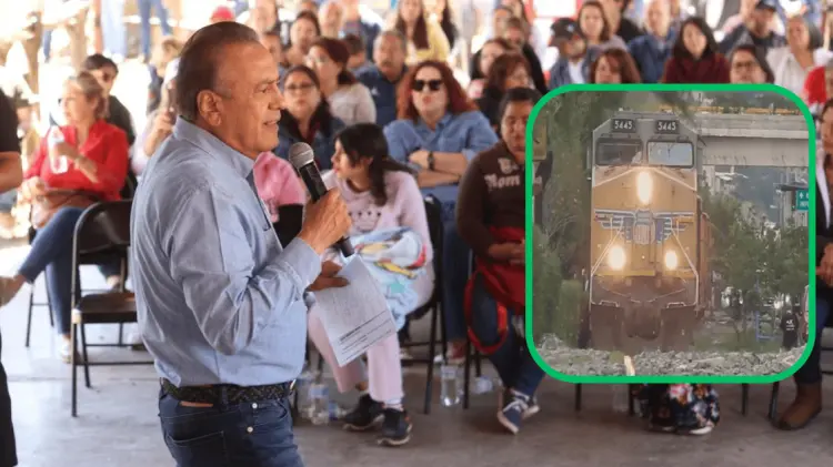 Manlio Fabio Beltrones habló sobre las afectaciones de los vecinos de Nogales. (Foto: Cortesía)