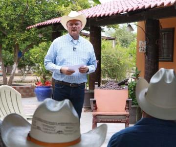 Ernesto El Borrego Gándara recorre zonas rurales de Hermosillo