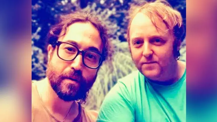 Sean Ono Lennon y James McCartney. (Foto: X/@JamesMcCartney_)