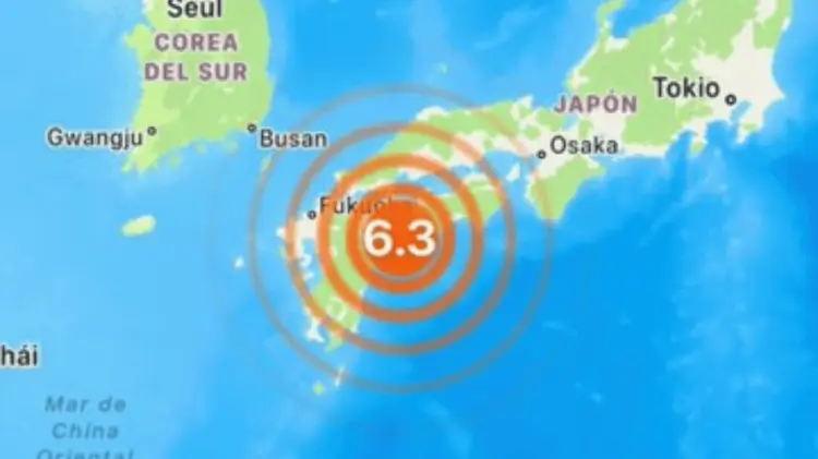 El epicentro del temblor se localizó a unos 17 kilómetros de la ciudad de Uwajima. (Foto: Especial).