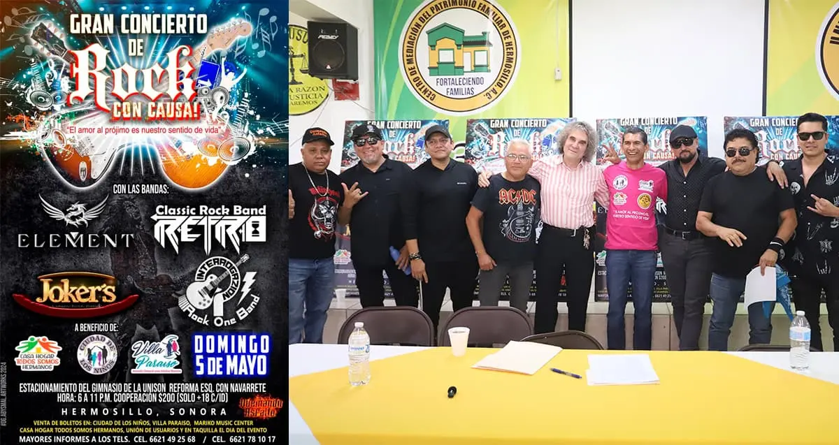Rock con Causa: invitan a concierto en apoyo a casas de asistencia