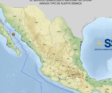 Se registra sismo de magnitud 4.4 cerca de Huatabampo