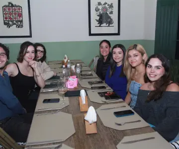Disfrutaron entre amigos en Casona Obregón