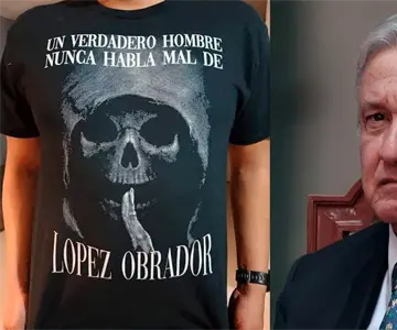Playera con mensaje sobre AMLO y la Santa Muerte causa polémica en redes