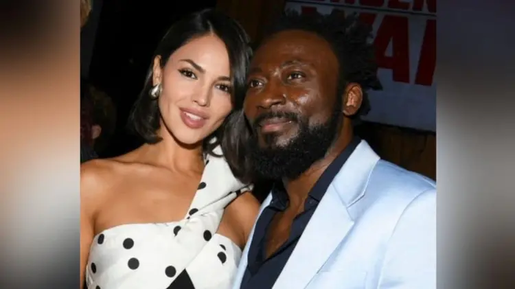 Eiza González compartió una foto junto al actor nigeriano. (Foto: X/@eizamusica)