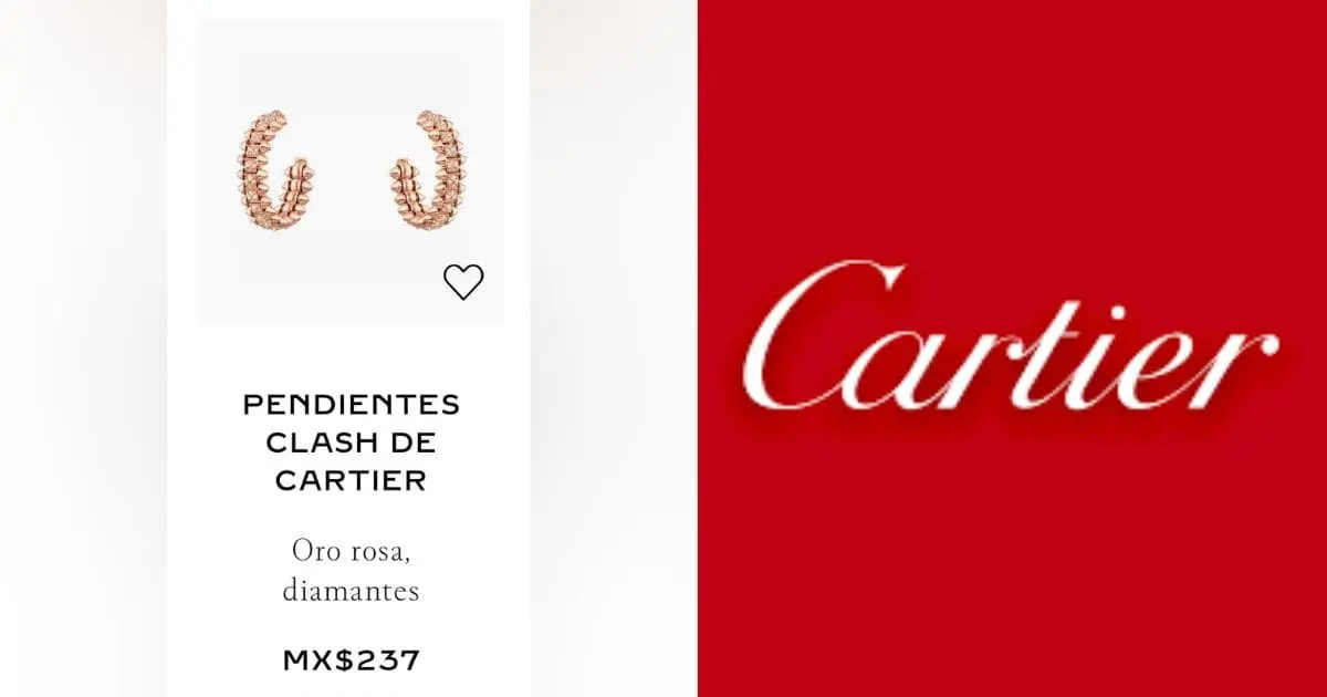 Joven compra aretes Cartier en 237 pesos tras aprovechar error en su tienda