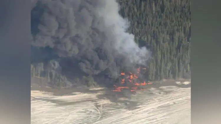La aeronave había despegado del Aeropuerto Internacional de Fairbanks. (Foto: Tomada de redes)