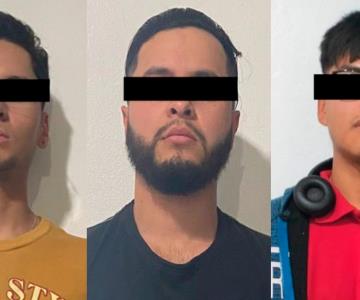 Detienen a tres presuntos responsables de homicidio en grado de tentativa