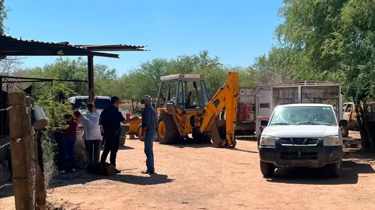 El pequeño rancho se ubica al poniente de Hermosillo. (Foto: FGE de Sonora)