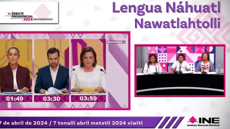 El primer debate fue la primera vez que se realizó la interpretación simultánea. (Especial /EXPRESO)
