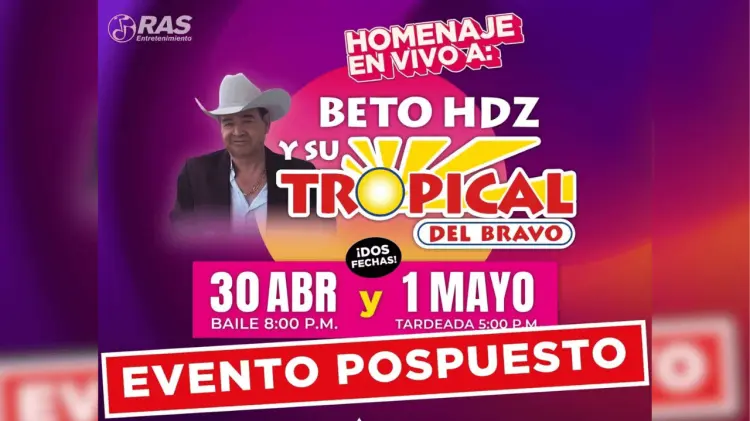 El evento estaba programado para el Auditorio del Hipódromo de Hermosillo. (Especial / EXPRESO)